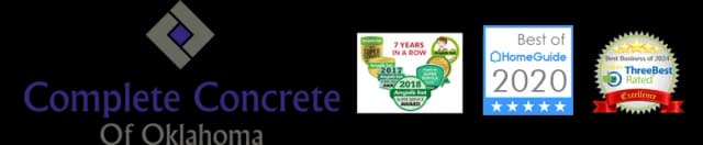 Number 8 Concrete Contractor Company Logo for Complete Concrete of Oklahoma