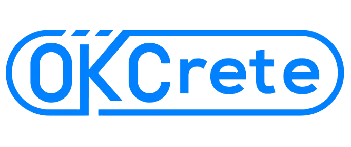 Number 14 Concrete Contractor Company Logo for OKCrete - Oklahoma Concrete