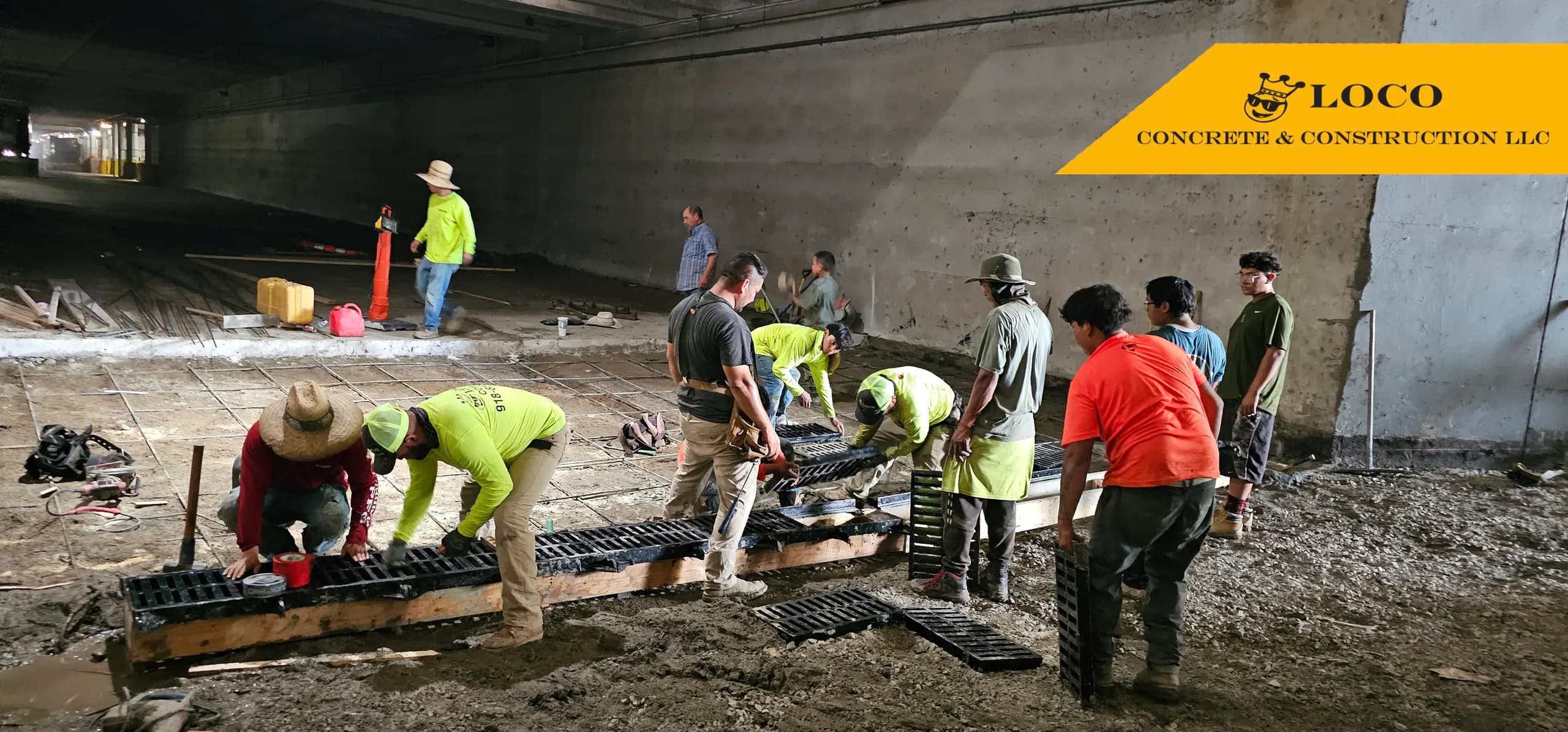 Loco Concrete business background image